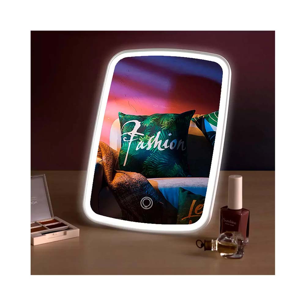 آینه آرایشی چراغدار NV505 Jordan &  Judy Tri-Color LED Makeup Mirror - Image 2